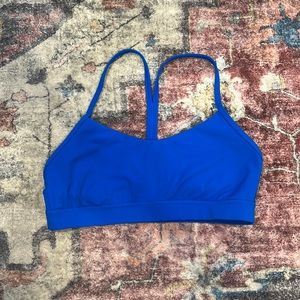Lululemon Flow Y Bra Nulu *Light Support, A-C Cups* Color Poolside Size 10